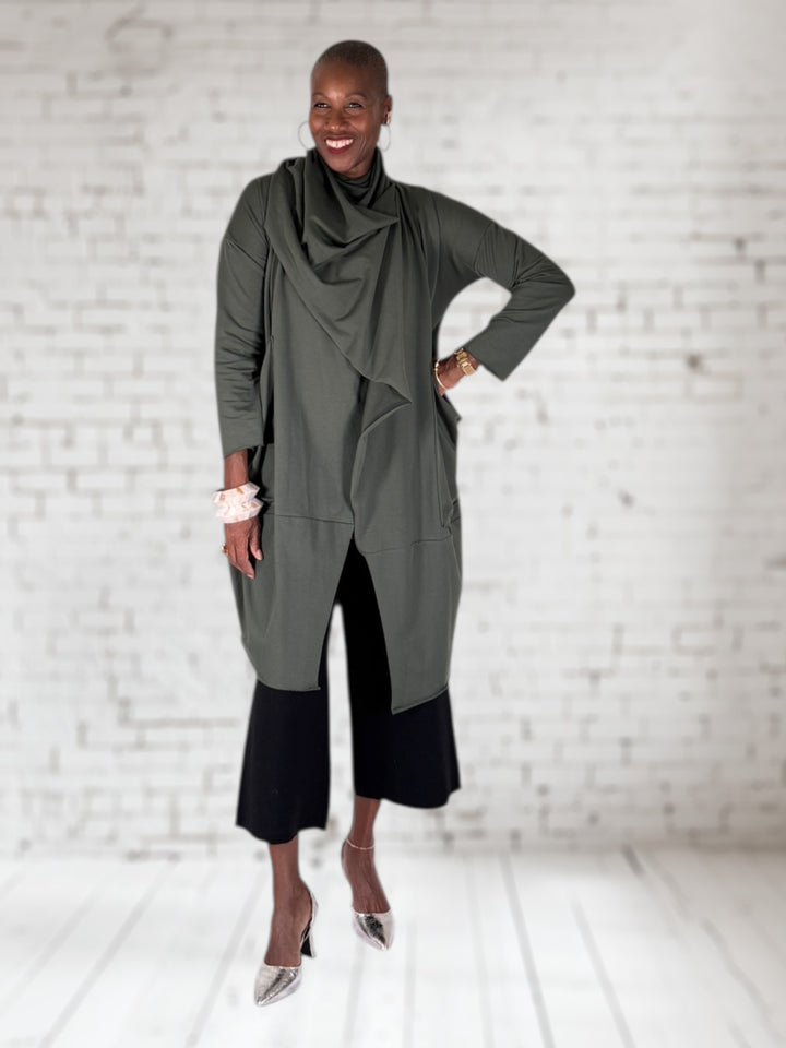 Knit Scarf Coat