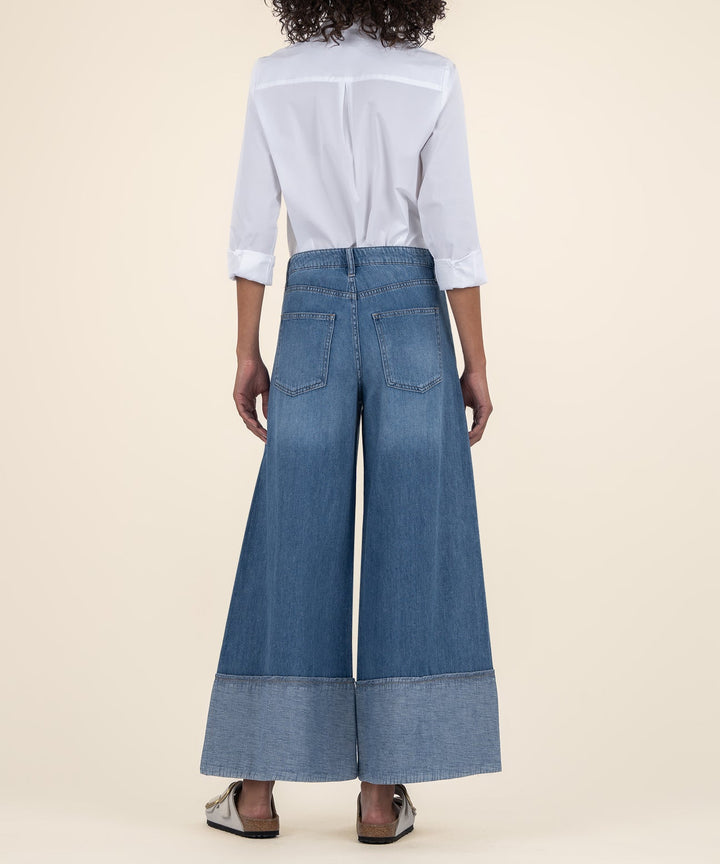 Kut Blake Crop Wide Leg Jeans