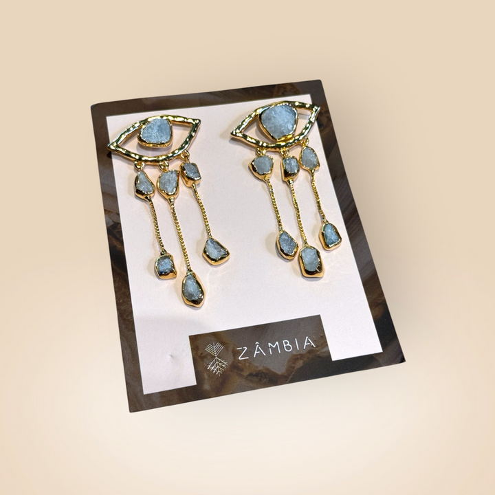 Chandelier Eye Earrings
