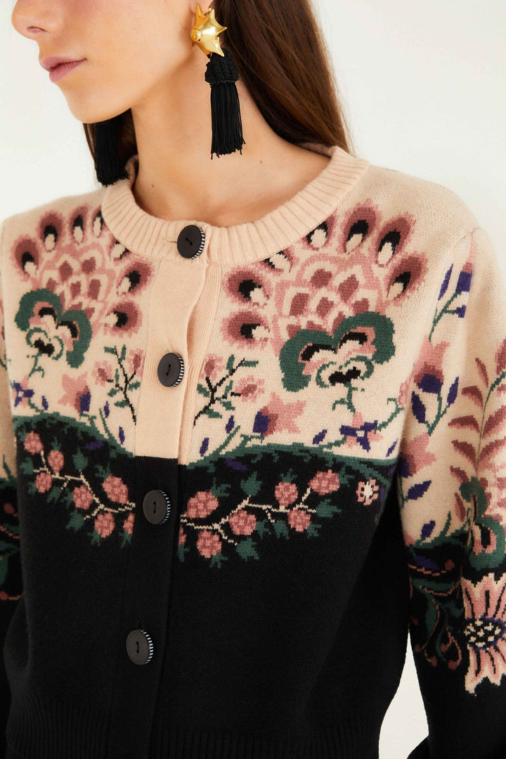 Belle Garden Mix Cardi