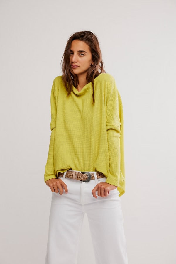 Latte Blues Thermal Top