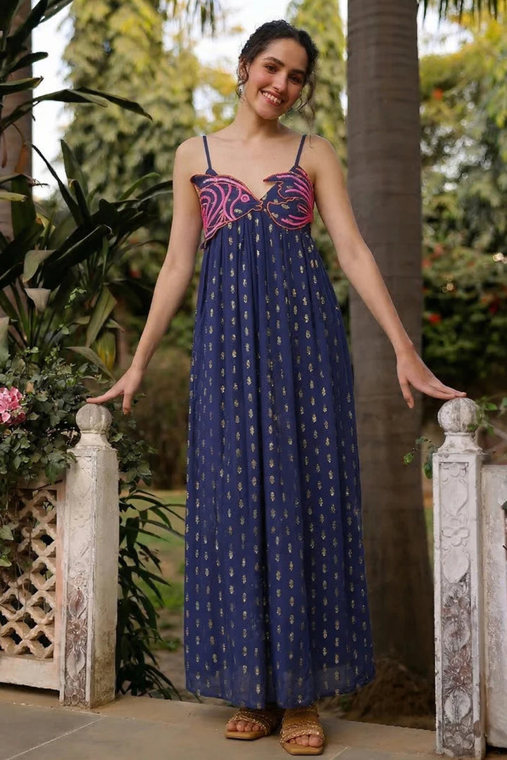 Bowfin Fish Lurex Dress
