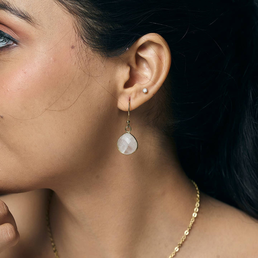 Semi Precious Stone Earrings