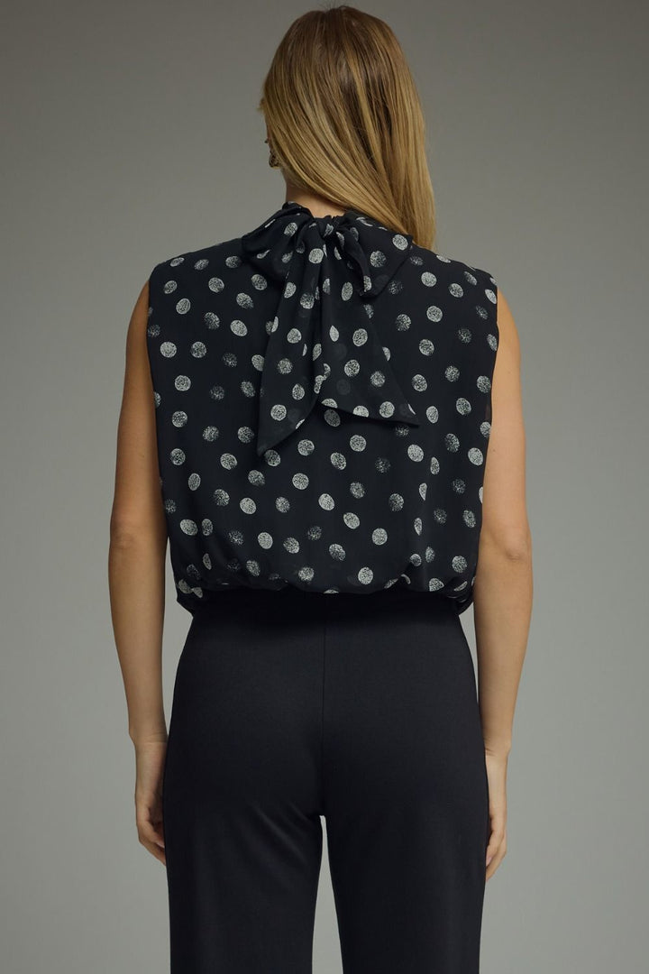 Distressed Dot Sleeveless Top