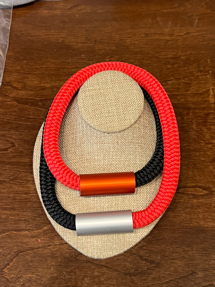 Aluminum Cylinder Necklace