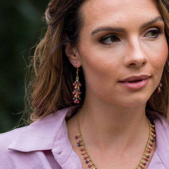 Mulberry Cluster Earrings