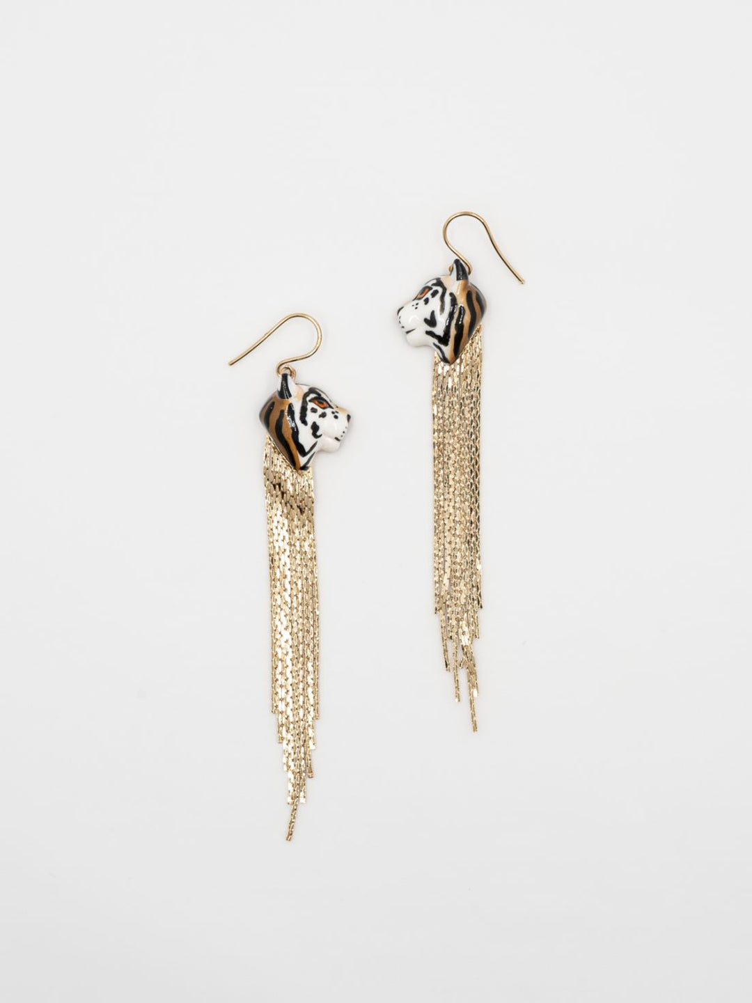 Tiger Fringes Earrings