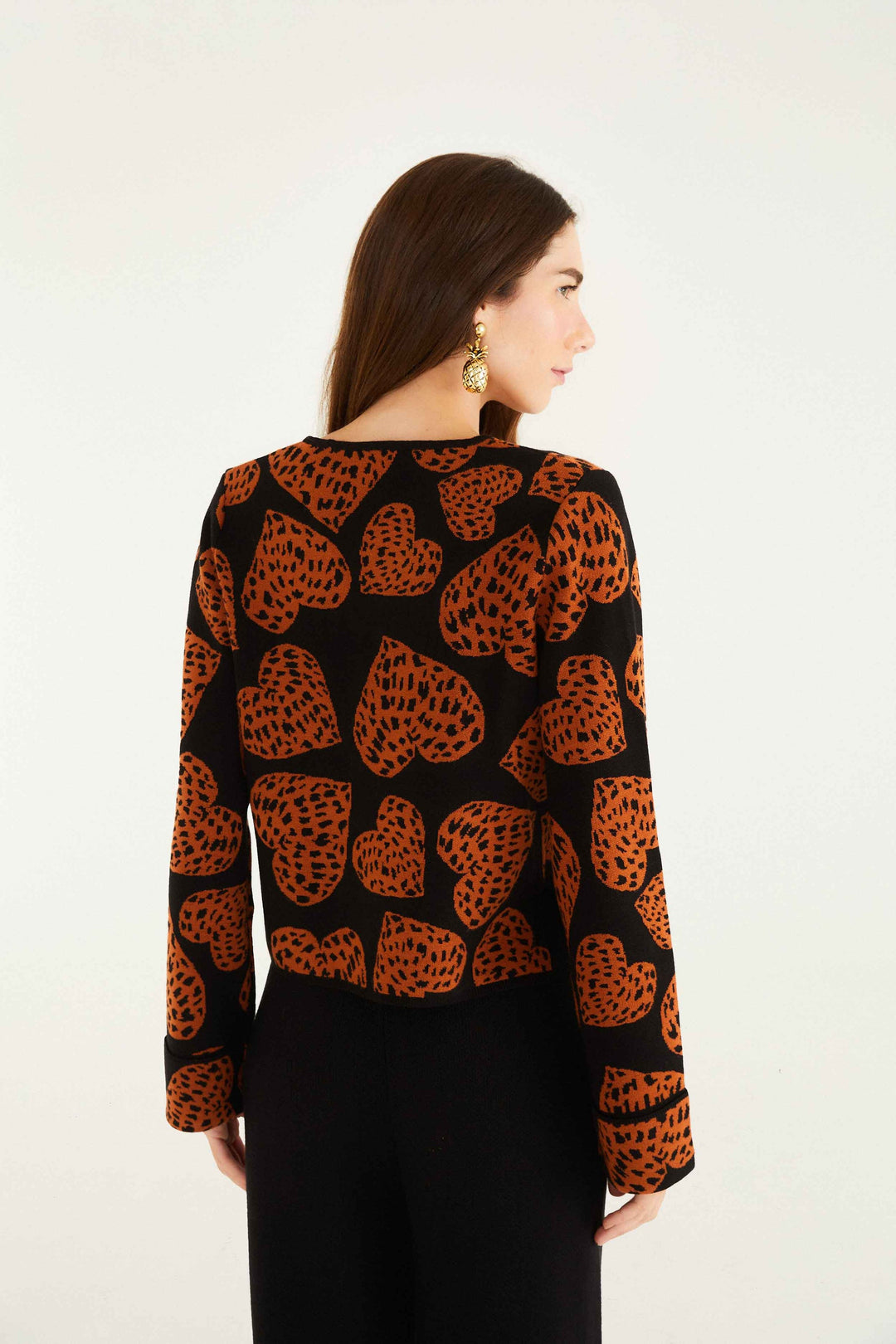Leopard Heart Cardi