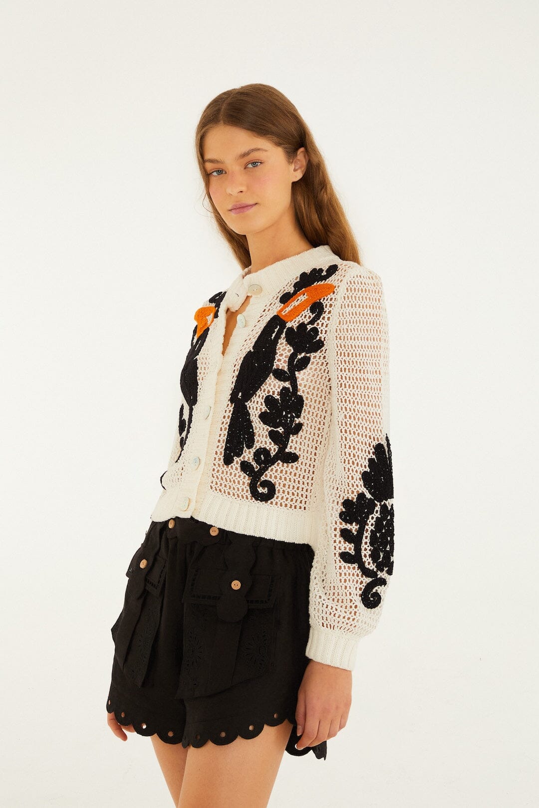 Toucan Crochet Cardi