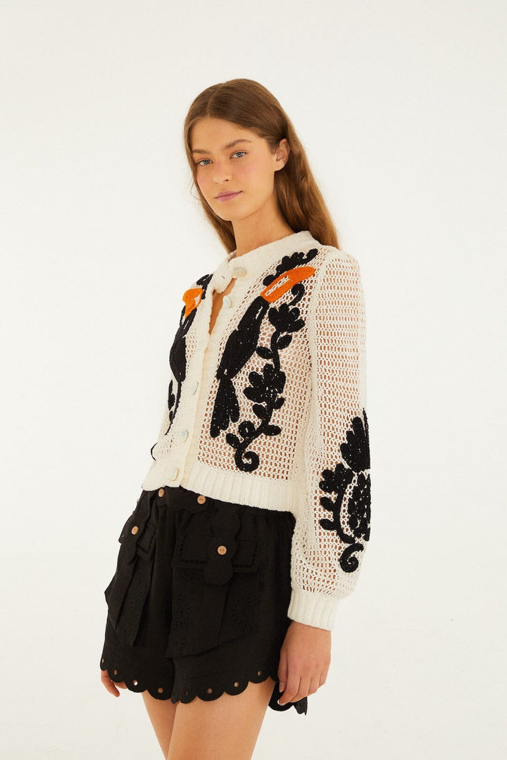 Toucan Crochet Cardi
