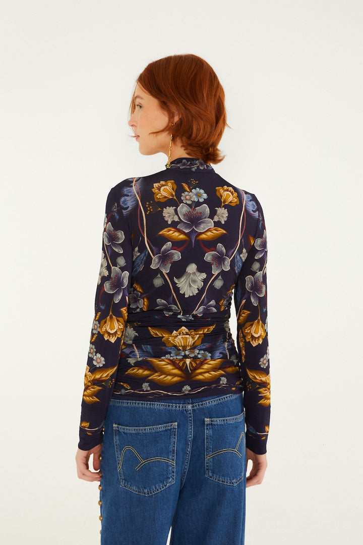 Golden Nature Jersey Blouse