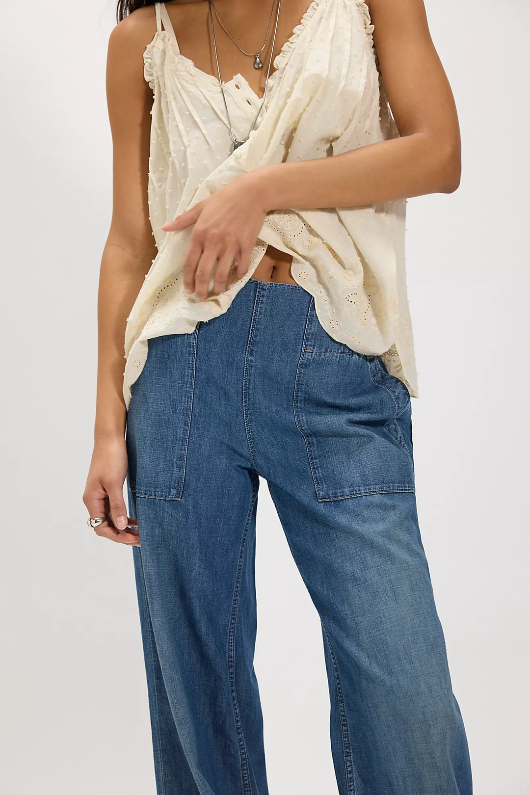 Breezy Denim Pull on