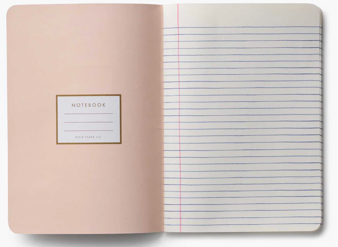 Set of 3 Schoolhouse Notebooks
