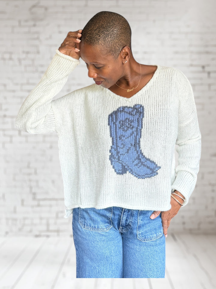 Boots V Sweater