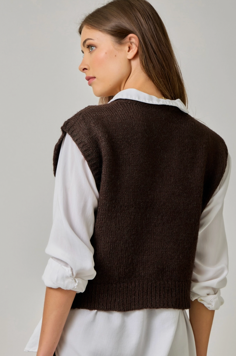 Baby Leopard Mohair Vest