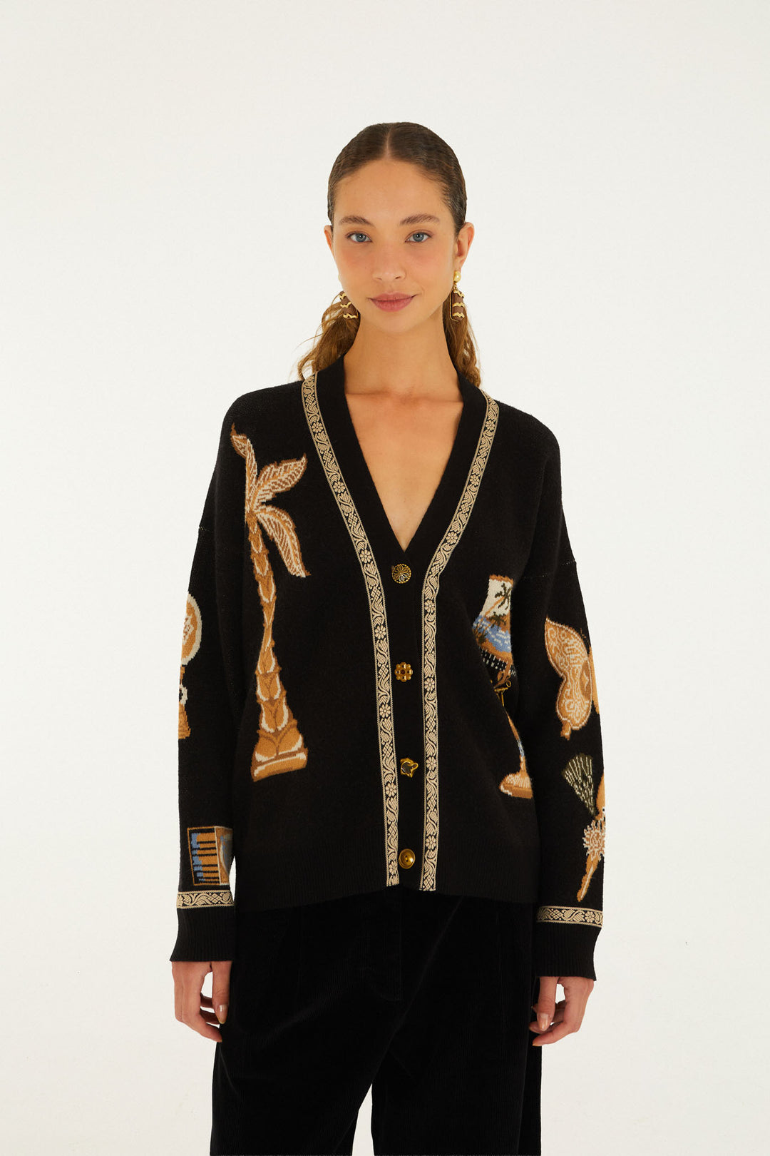 Vintage Sourvenirs Knit Cardi