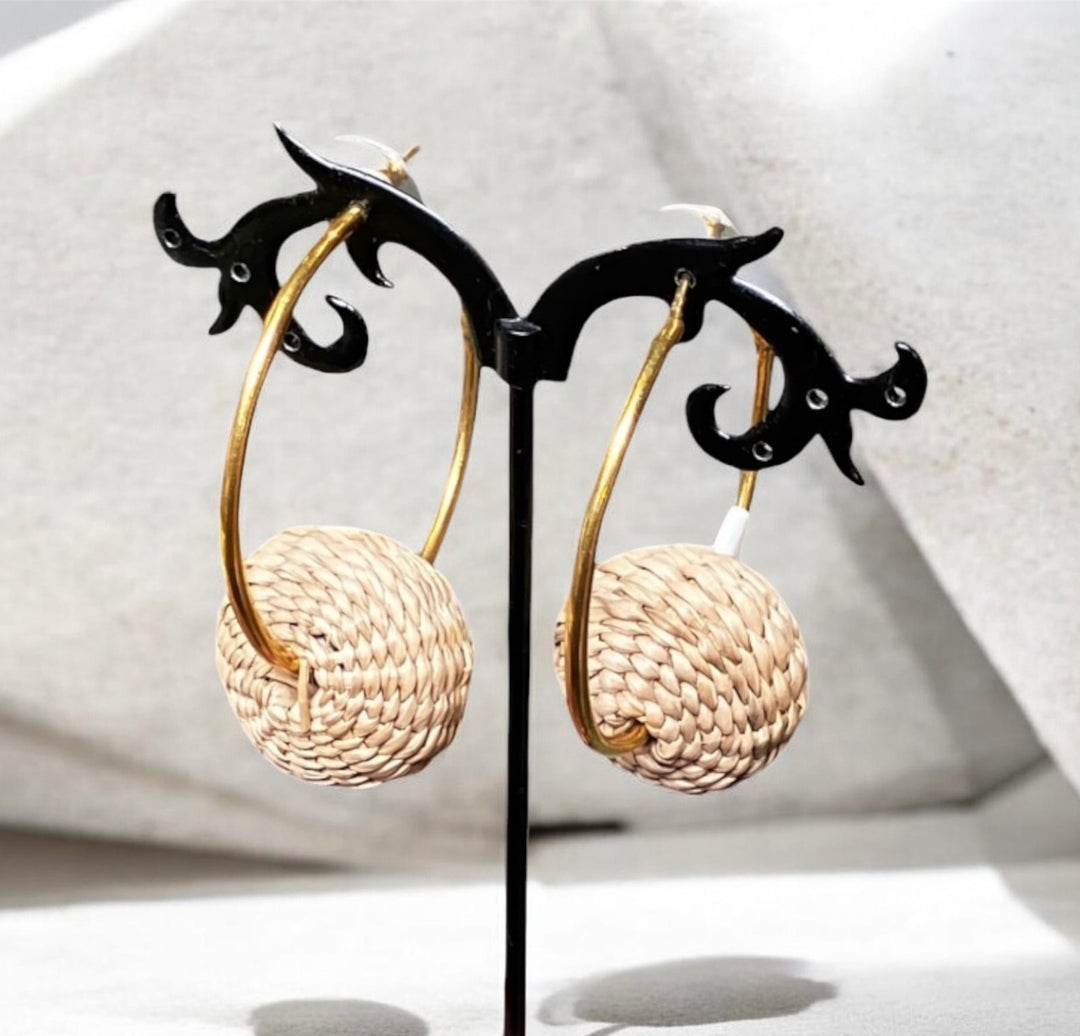 Sphere Hoop Esfera Earrings