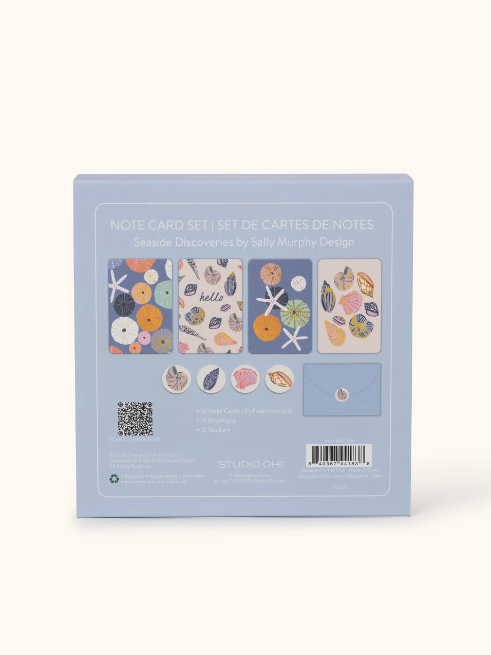 Note Card Sticker Set