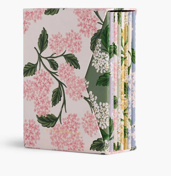 Hydrangea Pocket Notebook Boxed Set