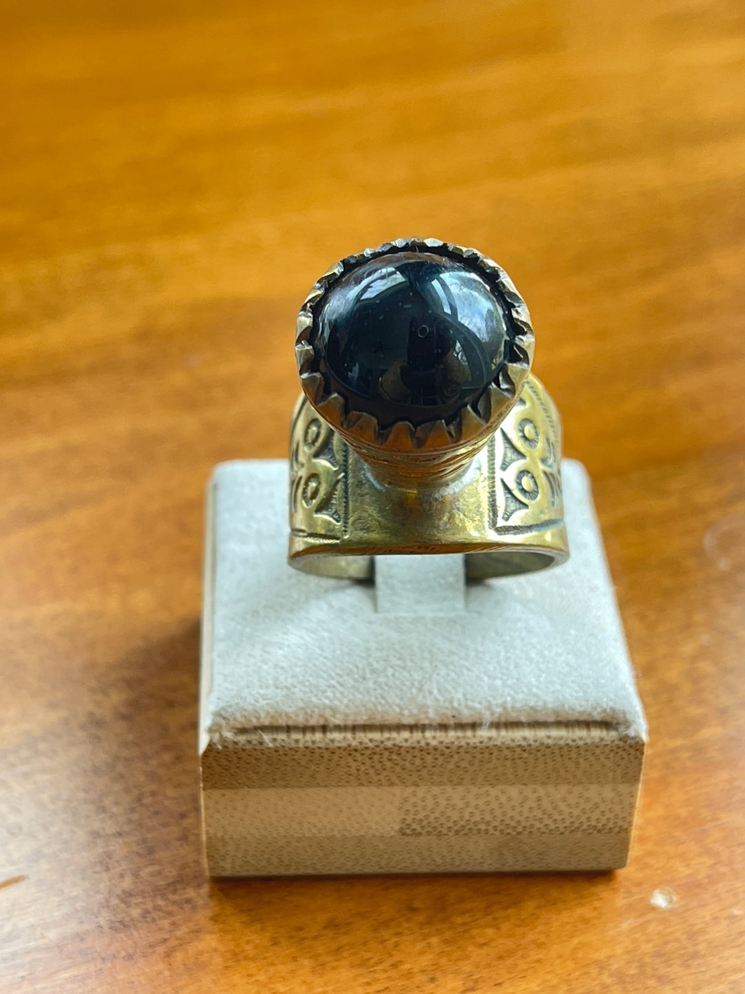 Moro Tuareg Black Sphere Ring
