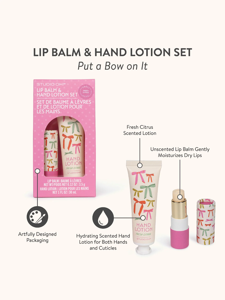 Lip Balm & Lotion Set