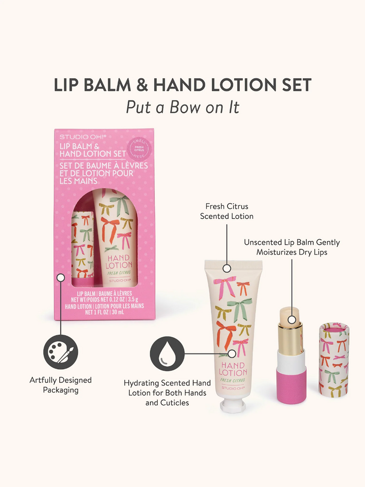 Lip Balm & Lotion Set