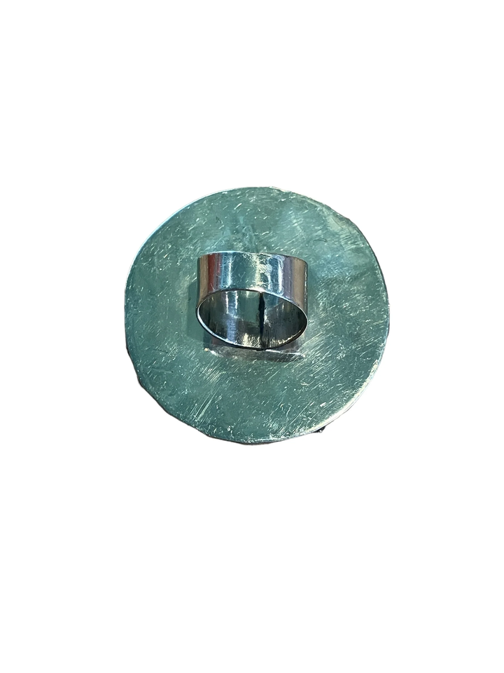 Turquoise Grid Rings