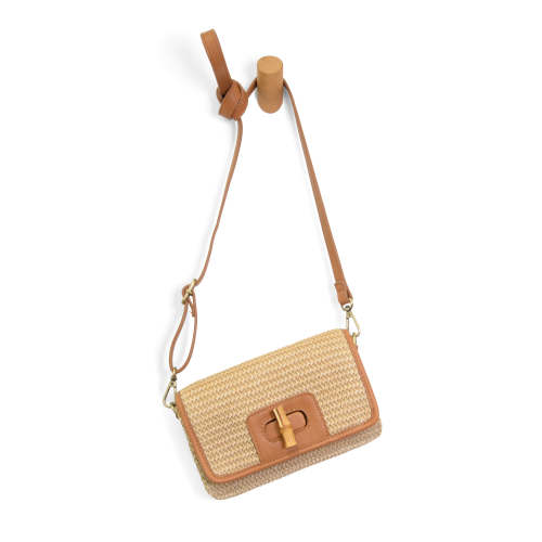 Bonnie Mini Straw Purse