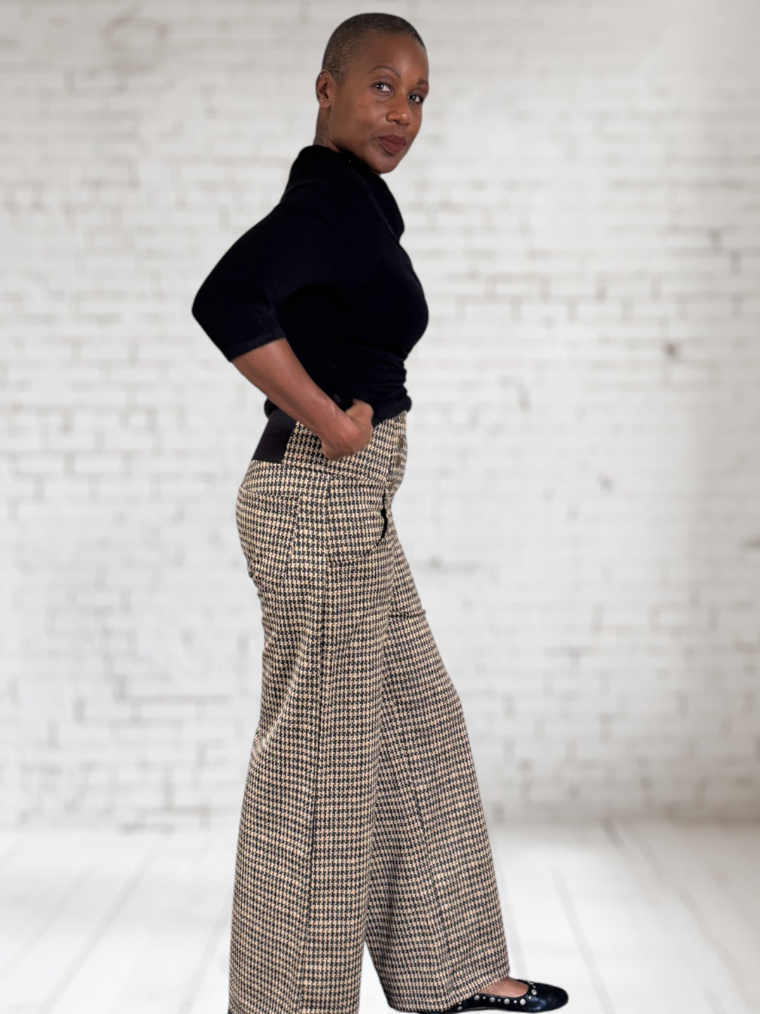 Houndstooth Francis Pant