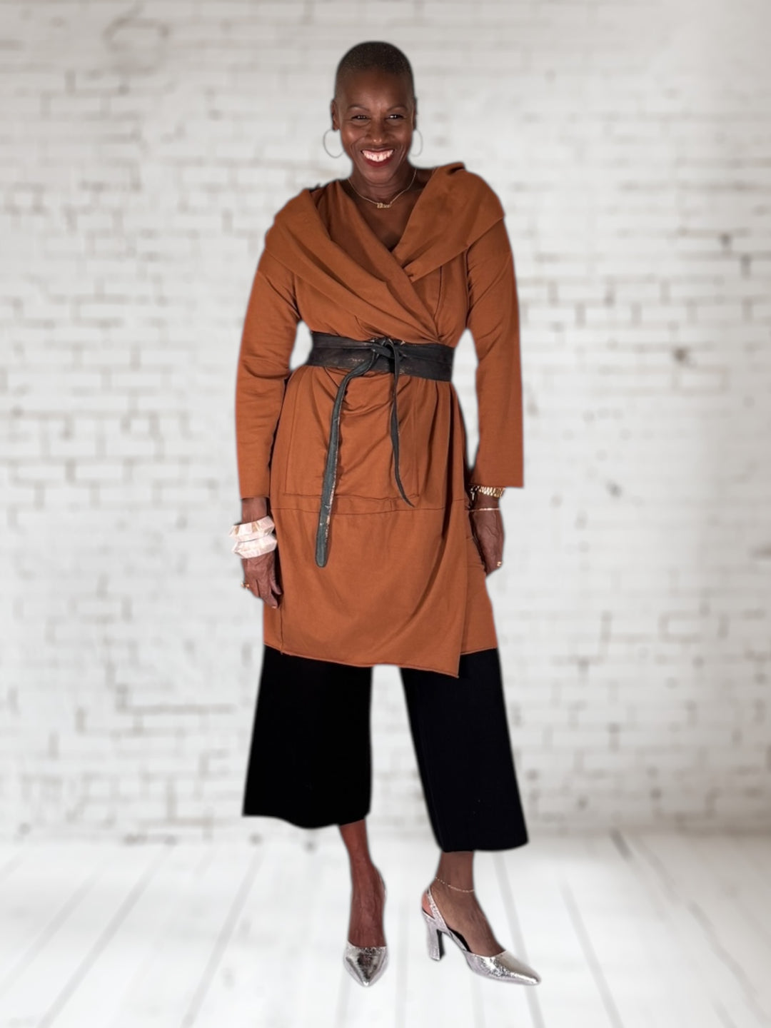 Knit Scarf Coat