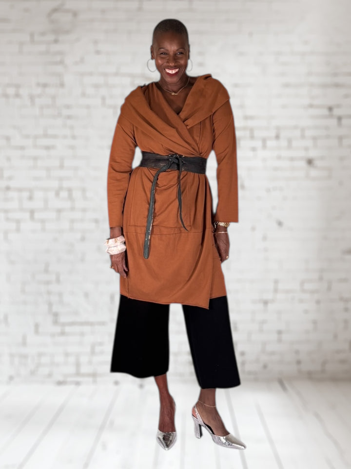 Knit Scarf Coat