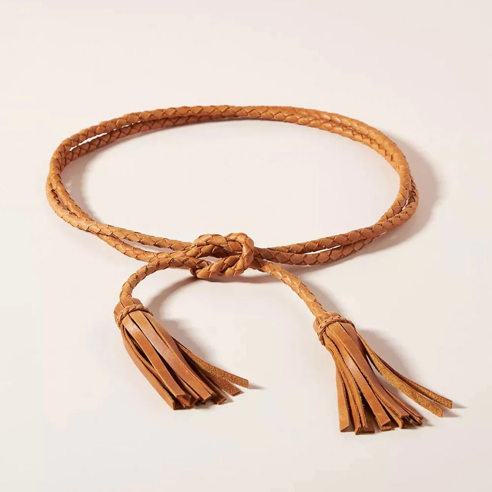 Fringe Soga Belt Cognac