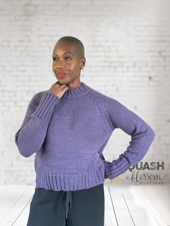 Dalton Crop Raglan Sweater