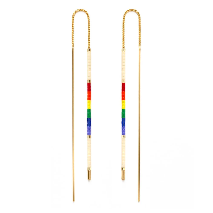 Miyuki Threader Earrings