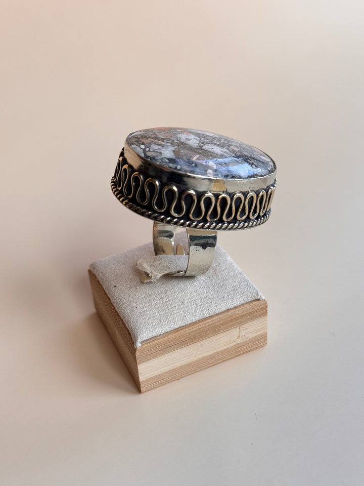 Lamisi Brecciated Jasper Ring