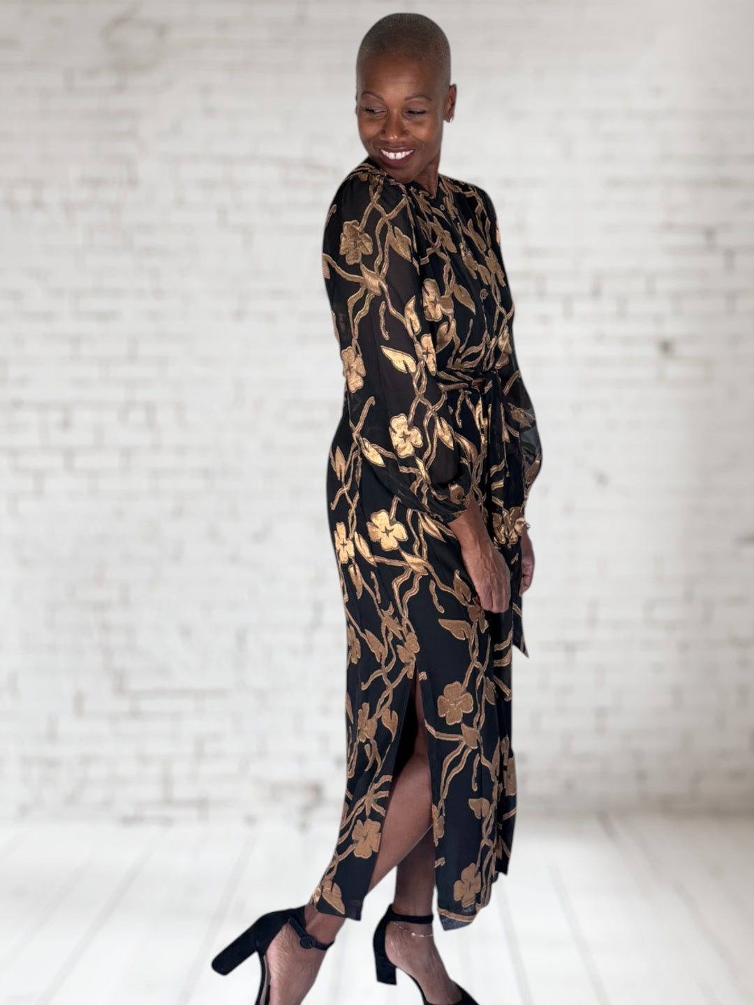Velvet Burnout Dress