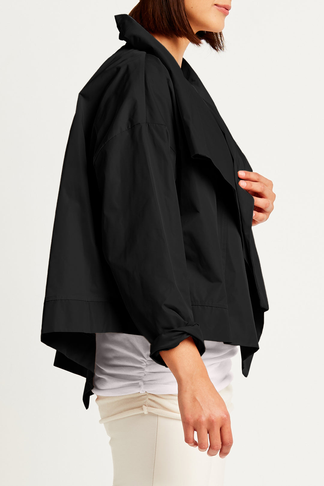Cropped Asymmetric Jacket