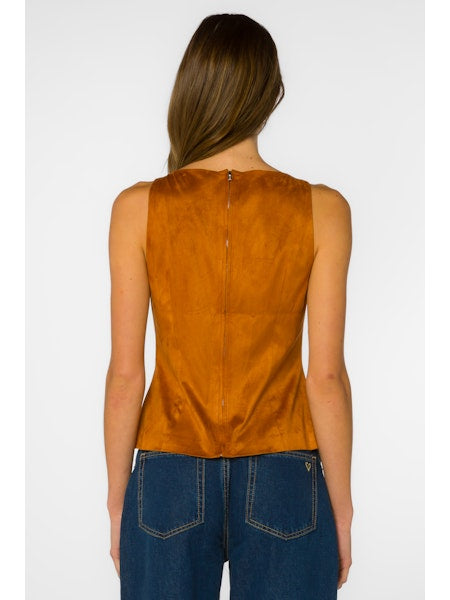 Candace Microsuede Tank