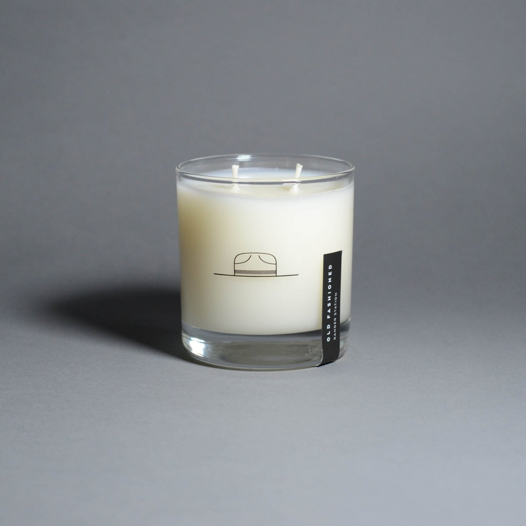 Ranger Station Whiskey Glass Candle