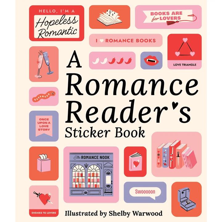 Romance Reader Sticker Book
