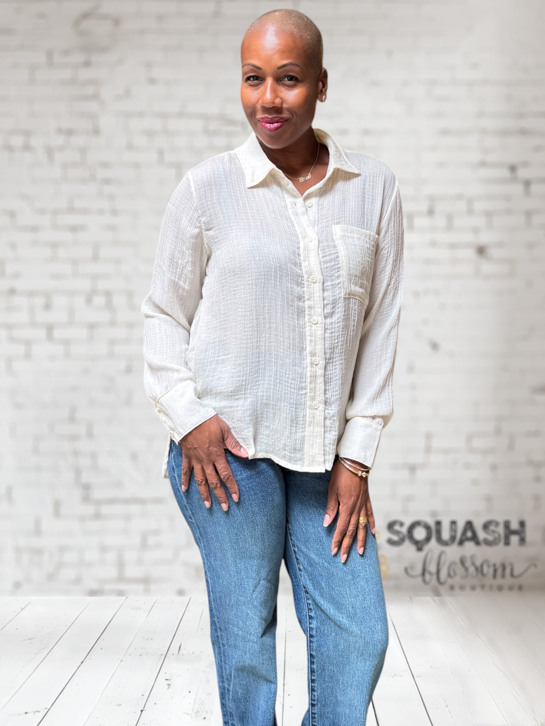 Long Sleeve Button Down