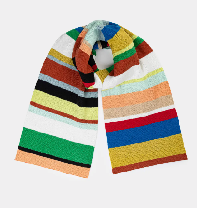 Multi Stripe Big Scarf