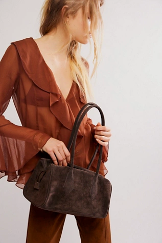 Sierra Suede Shoulder Bag