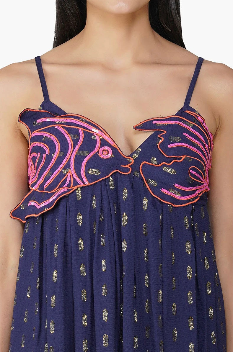 Bowfin Fish Lurex Dress