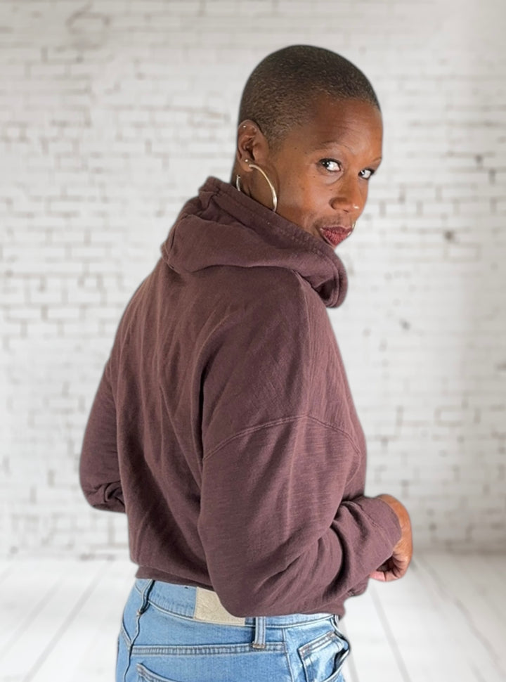 Slouch Zip Hoodie