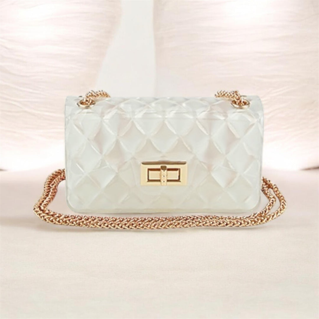 Rectangle Clear Jelly Shoulder Bag