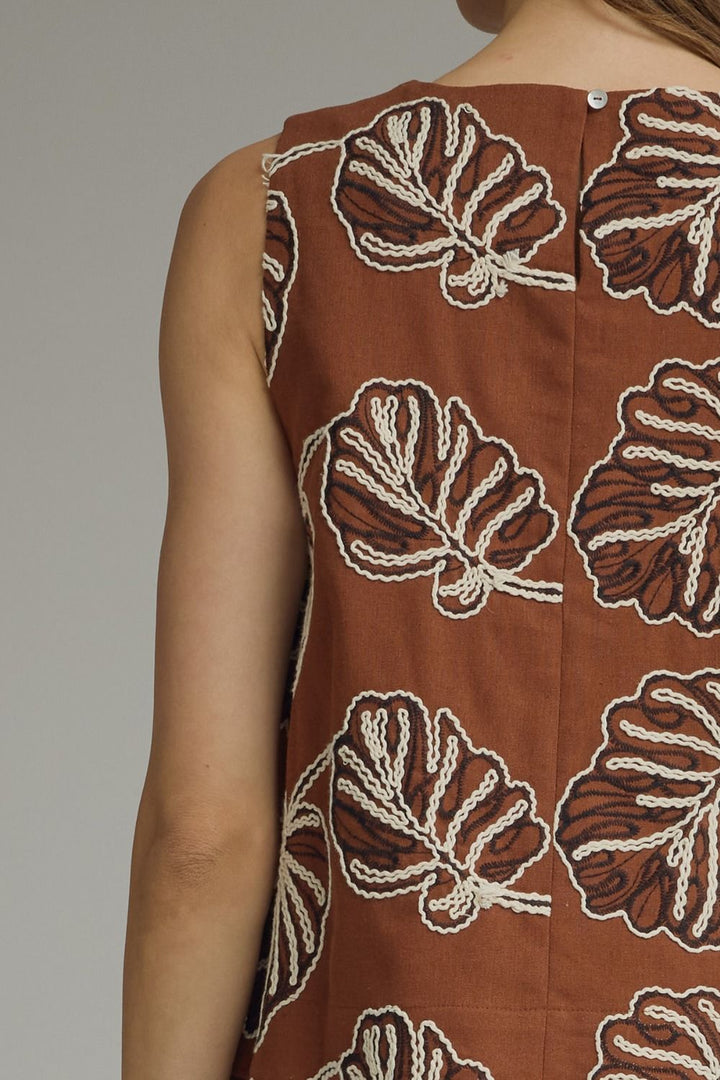 Poplin Pattern Tank