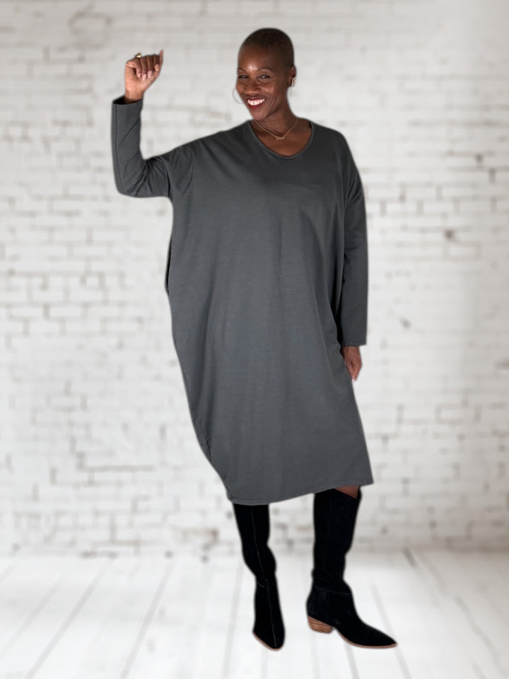 Balloon Knit Dress