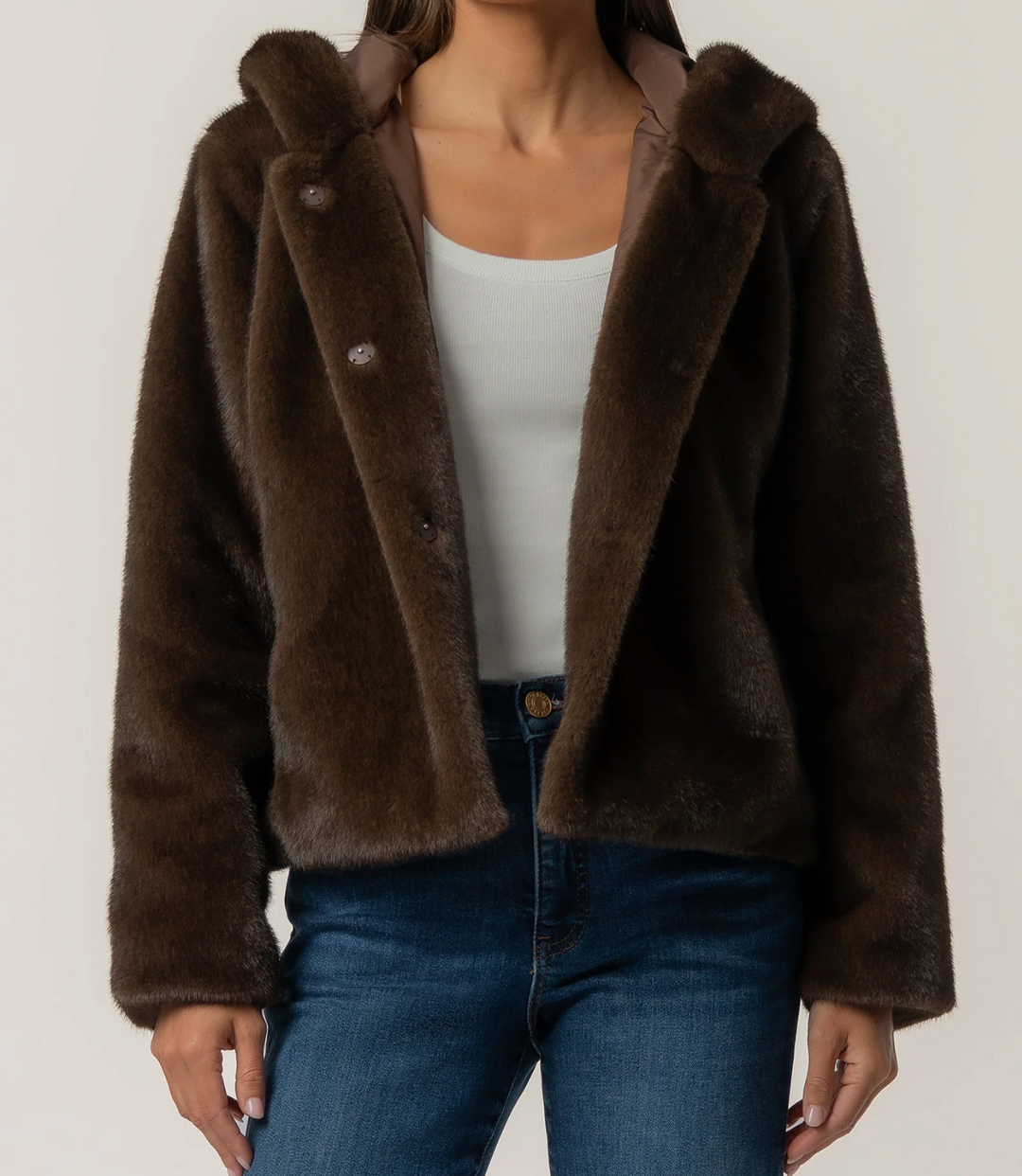 Saskia Faux Fur Jacket