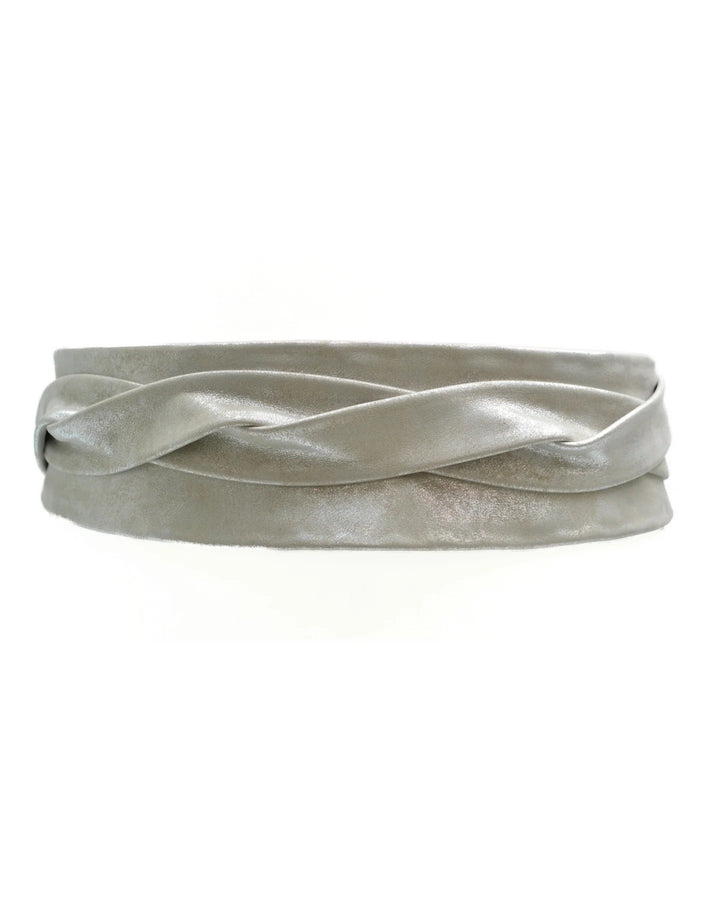 Metallic Wrap Belt